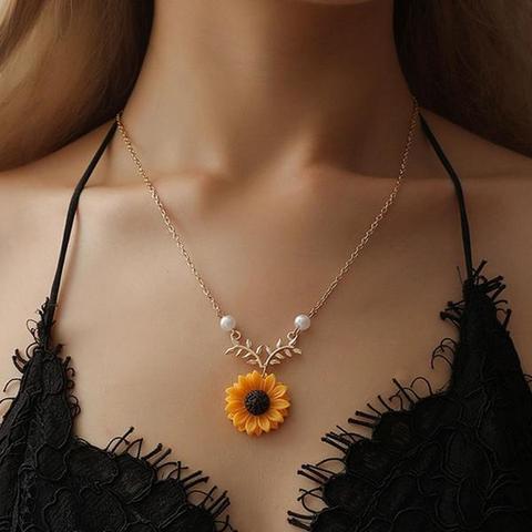 Helianthus™ - The Sunflower Pendant Necklace 🌻