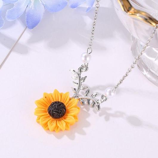 Helianthus™ - The Sunflower Pendant Necklace 🌻