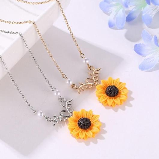 Helianthus™ - The Sunflower Pendant Necklace 🌻